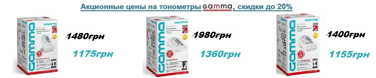 тонометры gamma