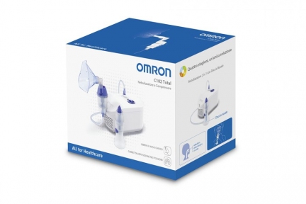 Ингалятор (небулайзер) Omron C-102 Total (NE-C102) компрессорный гарантия 3 года
