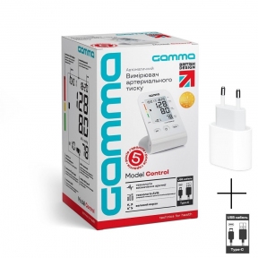 Тонометр Gamma Control 4Gen Type-C + мережевий адаптер автоматичний на плече гарантія 5 років