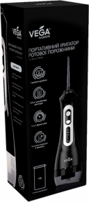 Портативный ирригатор Vega VT-1000 Black гарантия 1 год