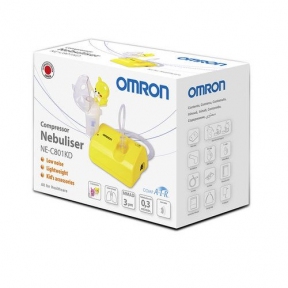 Ингалятор (небулайзер) Omron NE-C801KD (NE-C801S-KDE-(V)) для детей компрессорный гарантия 3 года