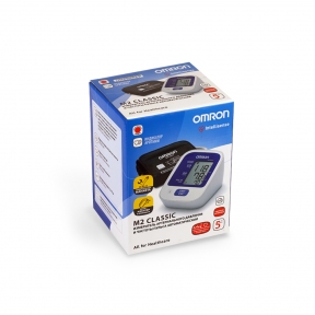 Тонометр Omron M2 Classic (HEM 7122-ALRU) автоматичний на плече з адаптером 5 років