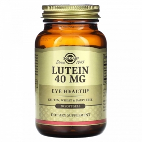 Solgar Lutein / Лютеин 40 мг в мягких капсулах №30