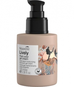 Крем гель Nouvelle Lively Post Color Gel Cream увлажняющий для сохранения цвета волос 100 мл
