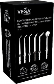 Комплект насадок VEGA VT-40 (6шт) для ирригаторов Vega VT-1000, VT-2000