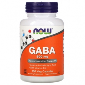 Now Gaba / Габа 500 мг в капсулах №100