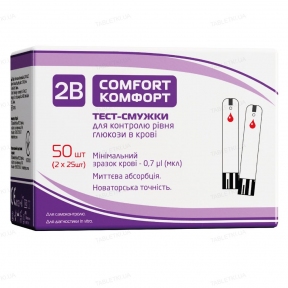 Тест-полоски 2B Comfort 50 штук