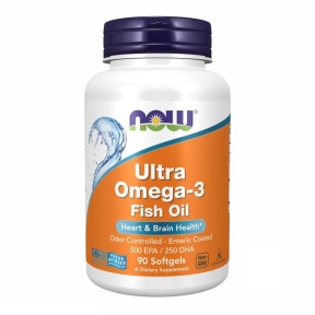 NOW ULTRA ОМЕГА-3 Fish Oil в мягких капсулах №90