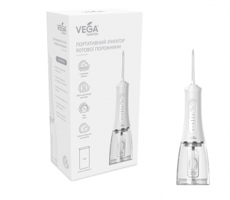 Портативный ирригатор Vega VT-1500 White гарантия 1 год