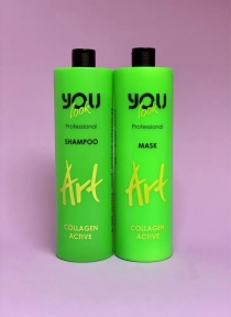 Шампунь You Look Professional ART Collagen Active Shampoo с коллагеном для поврежденных волос