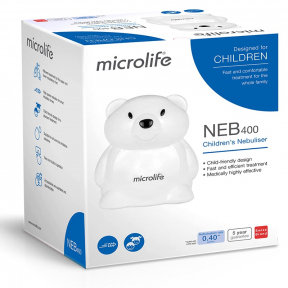 Ингалятор (небулайзер) Microlife NEB 400 для детей компрессорный гарантия 5 лет