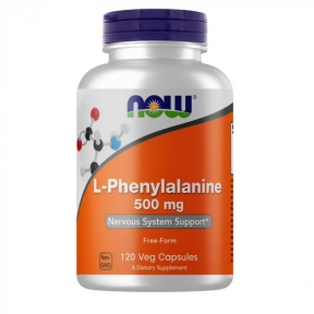 NOW L-PHENYLALANINE / L-ФЕНИЛАЛАНИН 500мг в капсулах №120