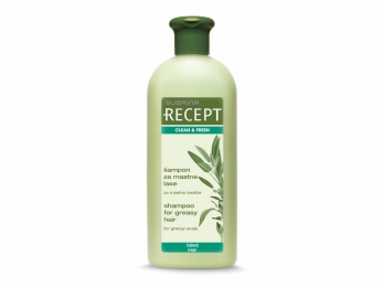 Шампунь Subrina Professional Recept Clean & Fresh для жирной кожи головы 400 мл