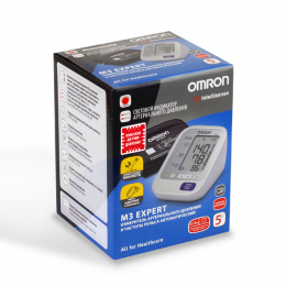 Тонометр Omron M3 Expert (HEM-7132-ALRU) автоматический на плечо с адаптером гарантия 5 лет
