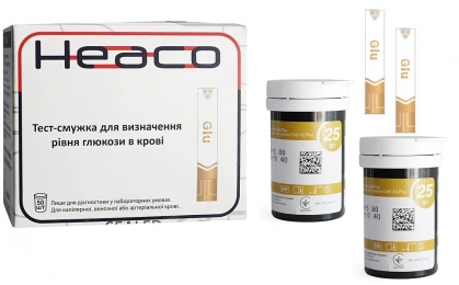 Тест-полоски Heaco Gold AQ Plus 50 штук