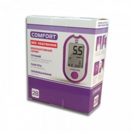 Глюкометр 2B Comfort + 10 тест-полосок гарантия 3 года