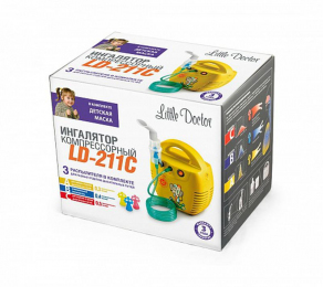Ингалятор (небулайзер) Little Doctor LD-211C компрессорный гарантия 3 года