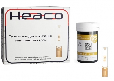 Тест-полоски Heaco Gold AQ Plus 25 штук