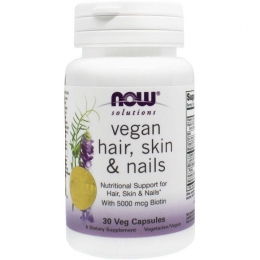 NOW CLINICAL HAIR, SKIN & NAILS красота и здоровье в мягких капсулах №30