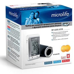 Тонометр Microlife BP A200 AFIB с адаптером автоматический на плечо гарантия 5 лет