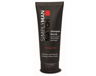 Гель - шампунь для тела и волос Nouvelle Simply Man Total Body and Hair 200 мл